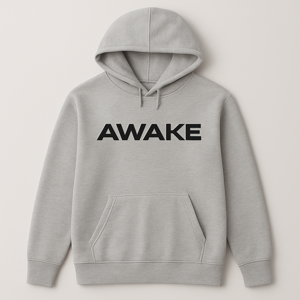 AWAKE Hoodie – Stone Gray